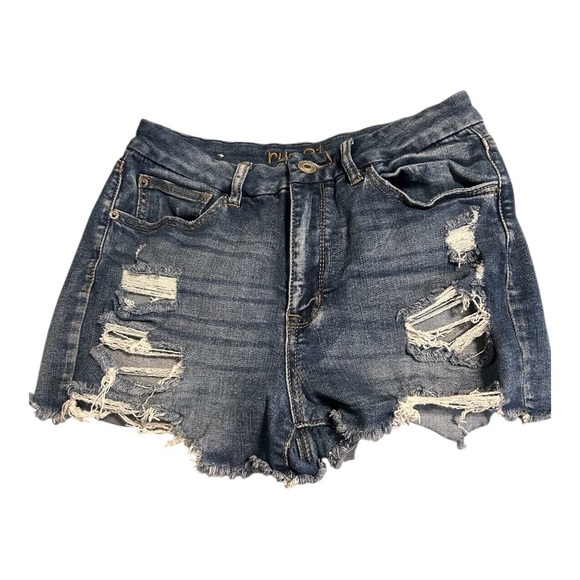 Rue21 Pants - Rue21 Ripped Blue Jean Shorts